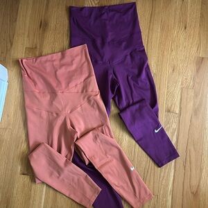 2 pairs Nike Maternity Leggings